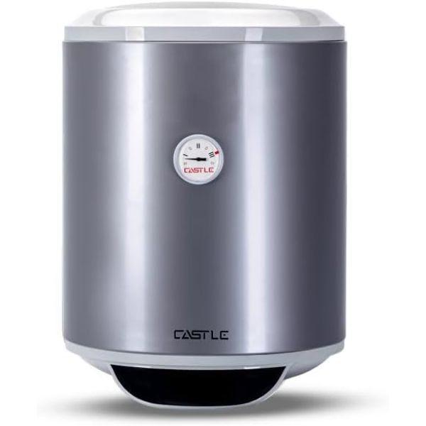 Castle Electric Water Heater, 50 Liters, Silver - WH1050S