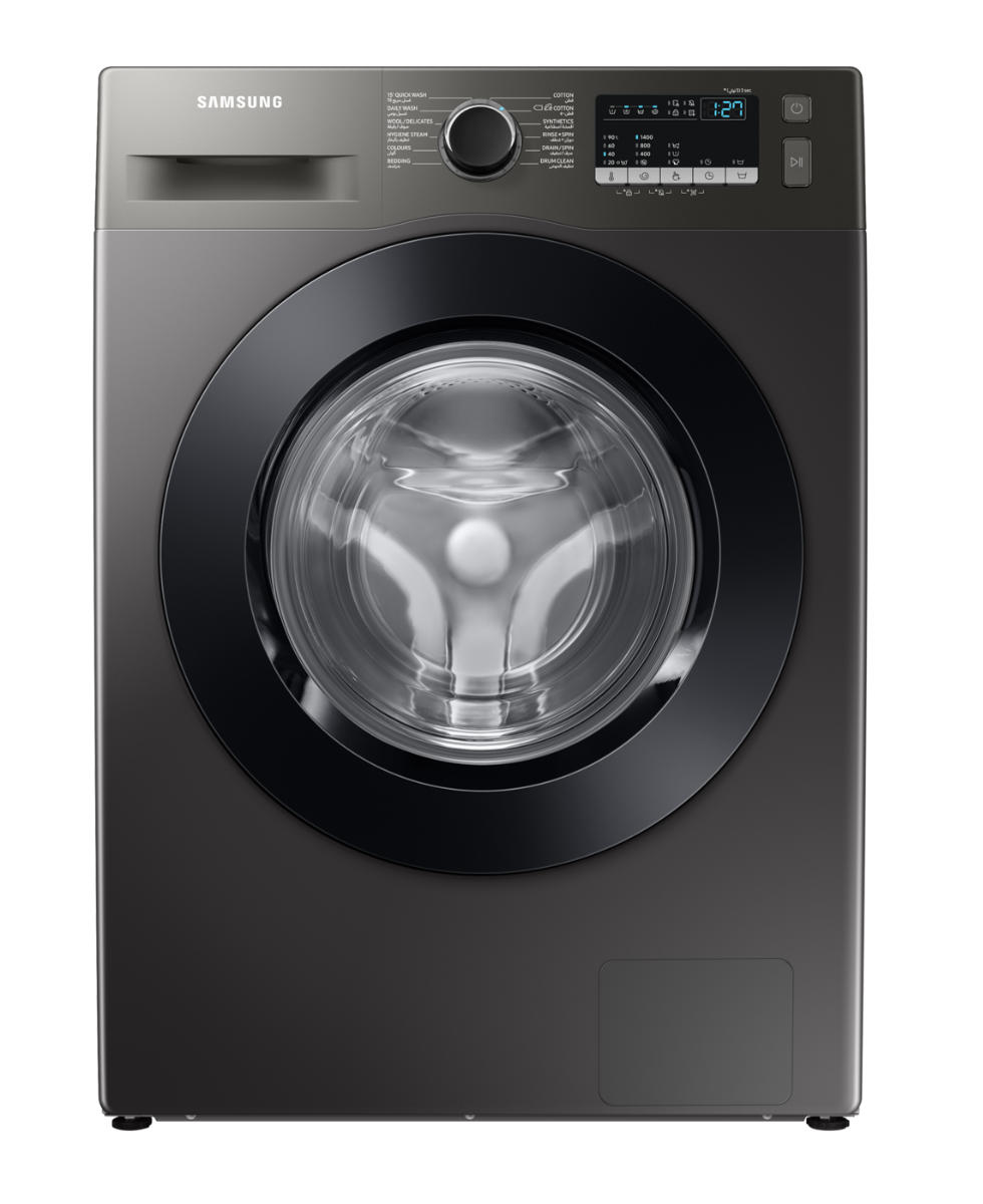 Samsung Front Load Automatic Washing Machine, 7 KG, Inverter Motor, Inox- WW70T4020CX1AS