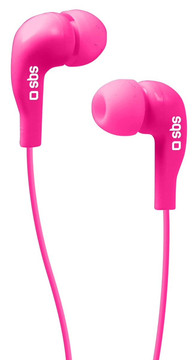 SBS Studio Mix 10 In-Ear Wired Earphones with Microphone - Pink