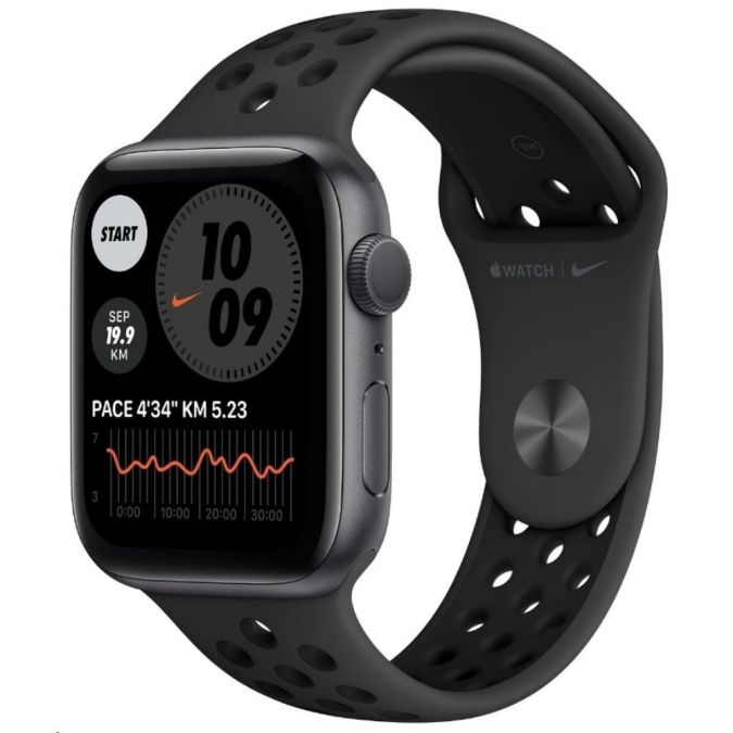Apple Watch Nike Series SE 44mm Space Gray MKQ83 With Anthracite Black Sport Band Best price in Egypt B.TECH