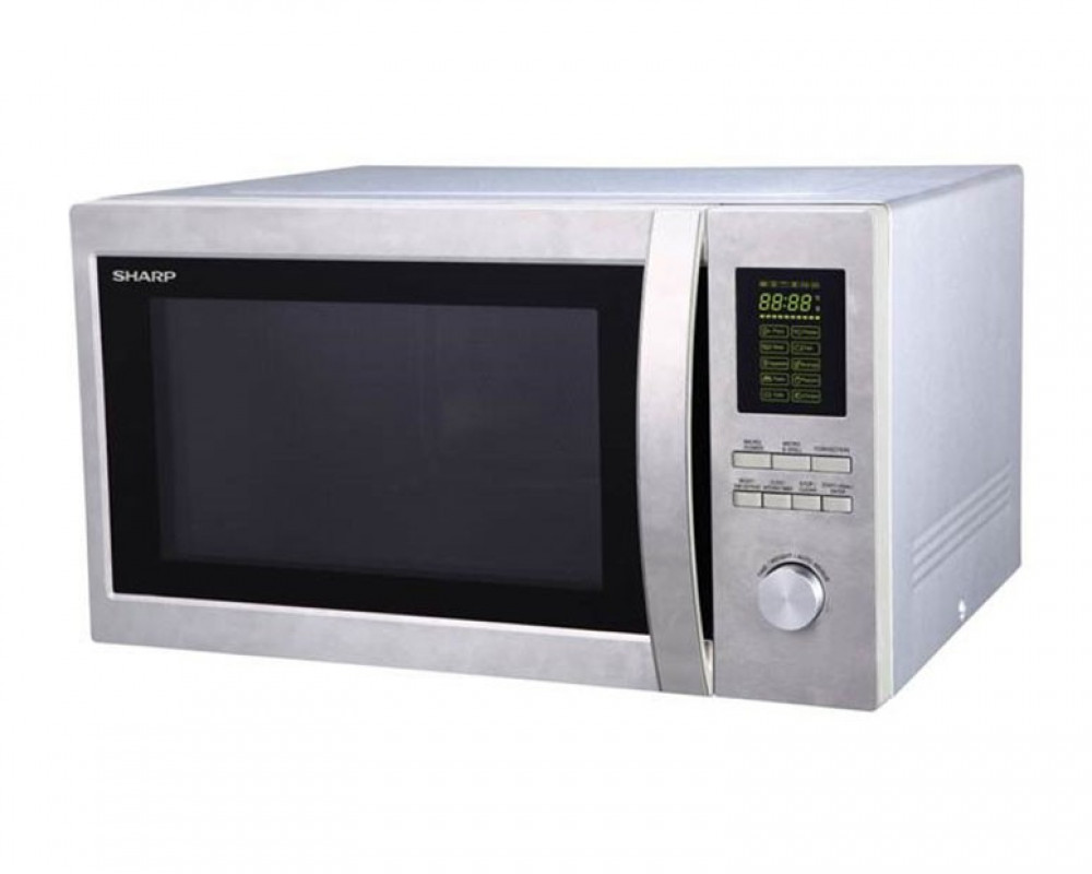 Sharp Microwave Oven with Grill, 43 Liter, 1100 Watt, Silver - R-78BR(ST)