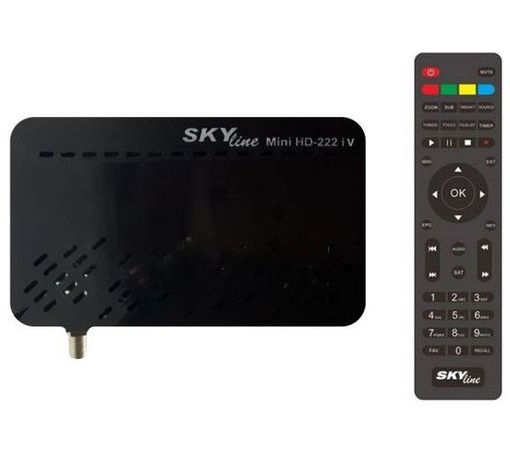 Skyline FHD Mini Satellite Receiver, Black - HD-222iV