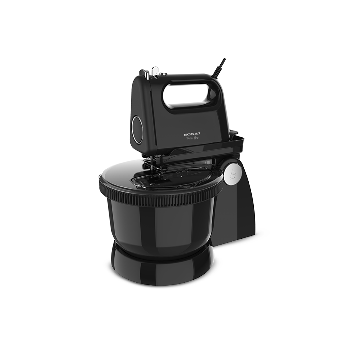Sonai Twister Plus Stand Mixer, 350 Watt, Black - SH-M810