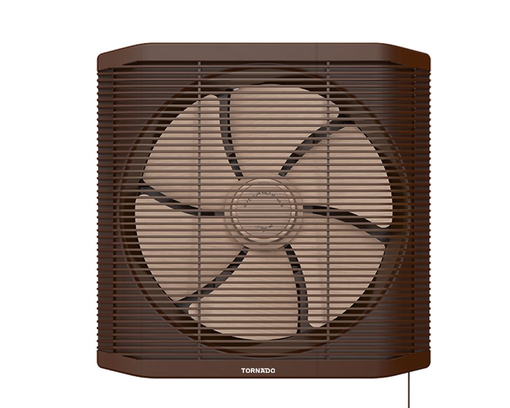 Tornado Bathroom Ventilating Fan, 25 cm, Creamy x Brown - TVS-25CN