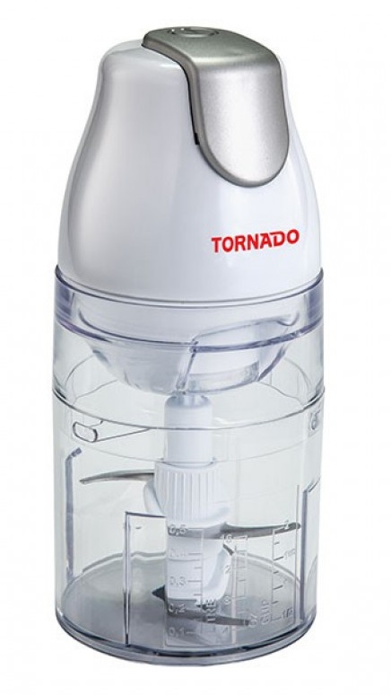 Tornado Meat & Vegetables Chopper, 400 Watt, 1 Liter, White - CH-400S