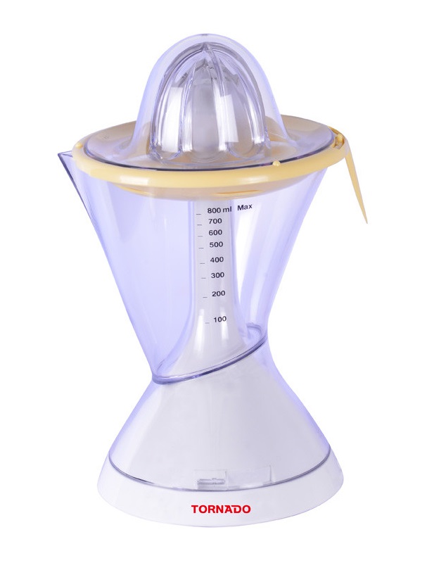 Tornado Citrus Juicer, 0.8 Liter, 40 Watt, White - TCJ-40S