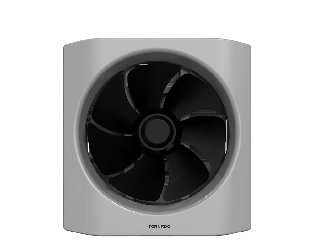 Tornado Ventilating Fan, 20 cm, Black  Grey - TVH-20BG