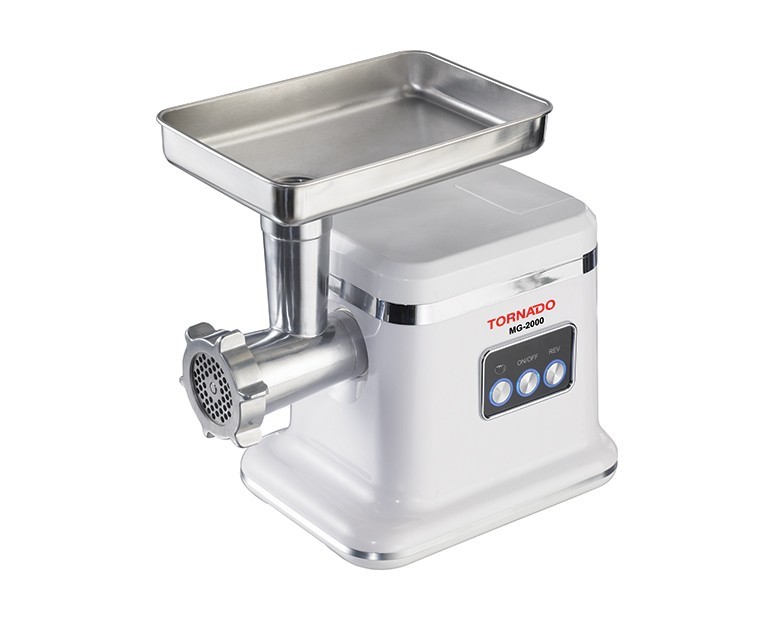 Tornado Meat Grinder, 2000 Watt, White - MG-2000