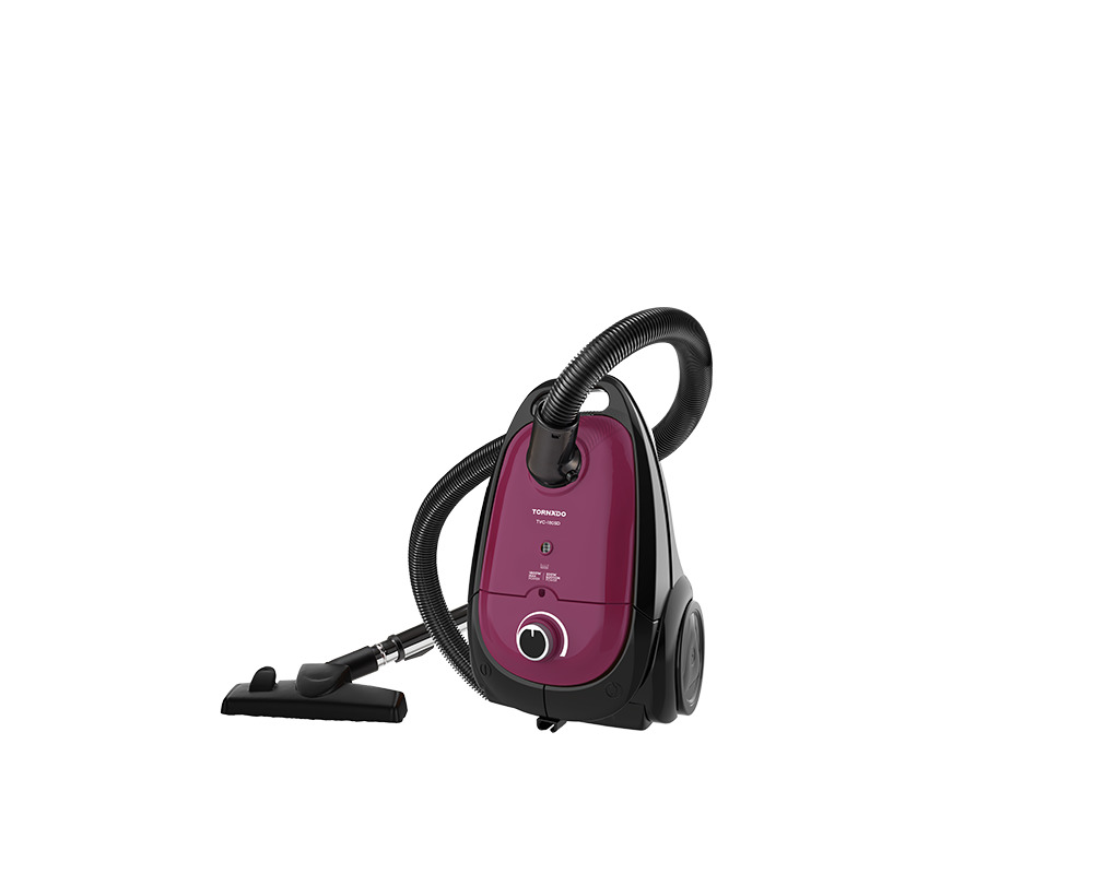 Tornado Vacuum Cleaner, 1800 Watt, Vino and Black - TVC-180SD