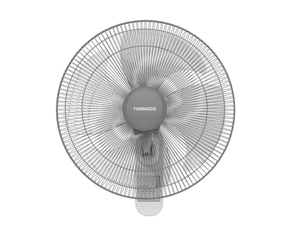 Tornado Wall Fan with Remote Control, 16 Inch, White - TWF-30