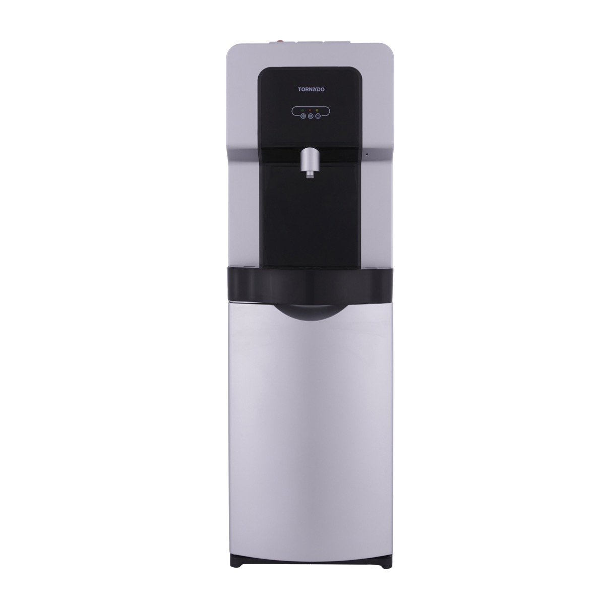 Tornado Hot and Cold Water Dispenser, With Cabinet, Black and Silver - H40ABE-SB