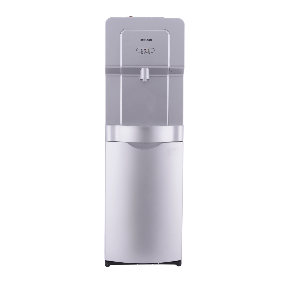 Tornado Hot, Cold And Normal Water Dispenser with Cabinet, Silver - H40ABES