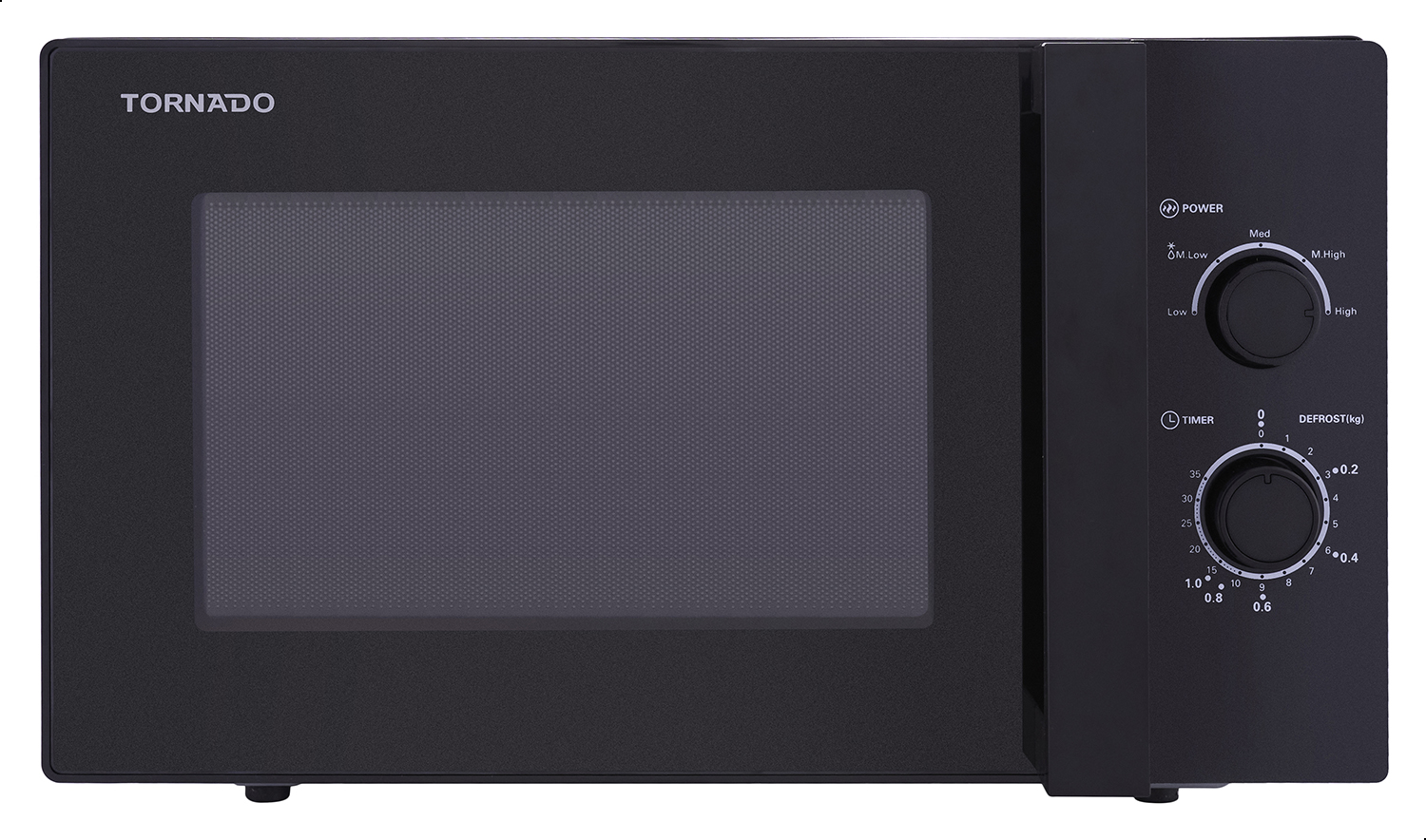 Tornado Microwave, 25 Liters, 900 Watt, Black - TM-25MK