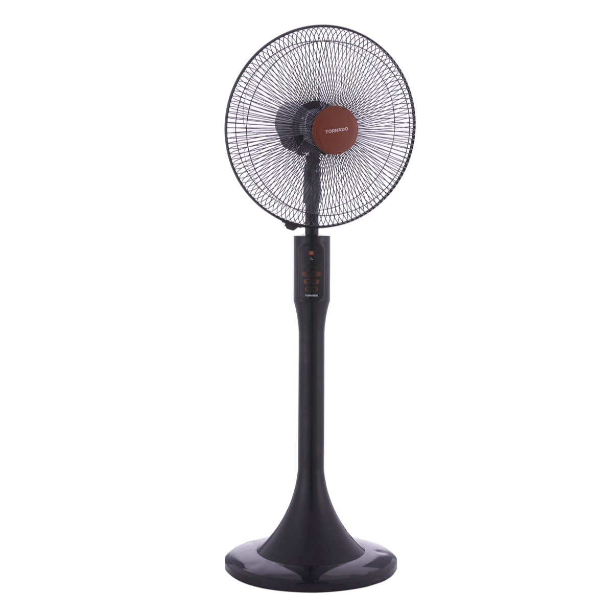 Tornado Stand Fan Without Remote Control, 16 Inch, Black - EFS111M