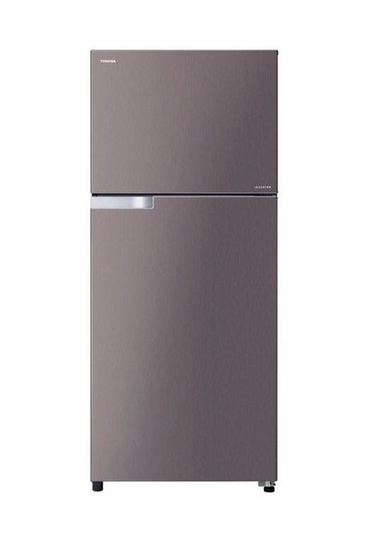 Toshiba Freestanding Refrigerator, No Frost, 2 Doors, 14 FT, Stainless Steel - GR-EF46Z-DS