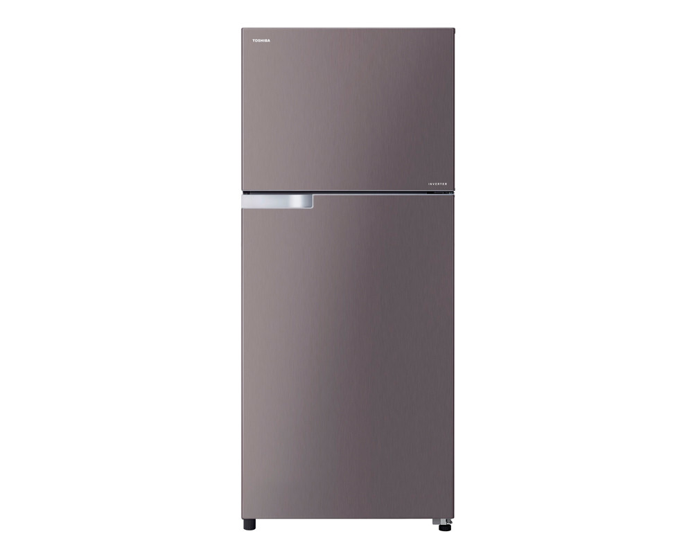 Toshiba Freestanding Refrigerator, No Frost, 2 Doors, 16 FT, Stainless Steel - GR-EF51Z-DS
