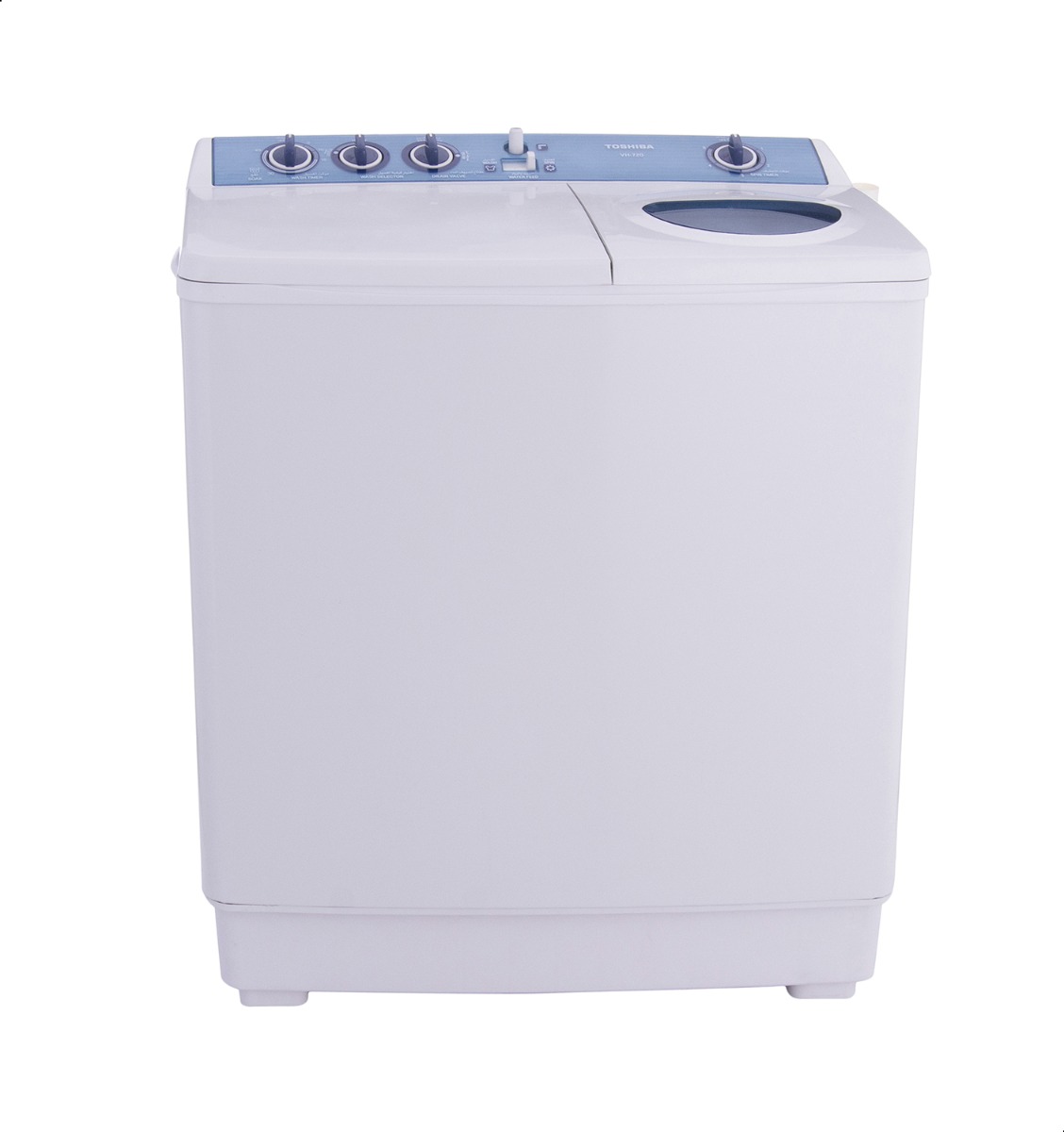 Toshiba Top Loading Washing Machine With Two Motors, 7 KG, White - VH-720