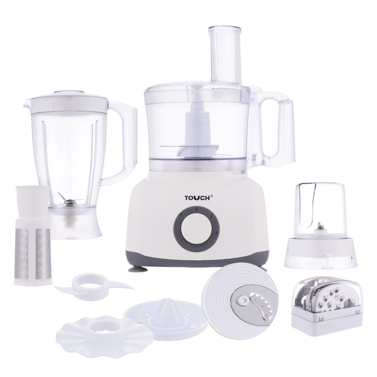 Touch Food Processor, 1000 Watt, White - 40510