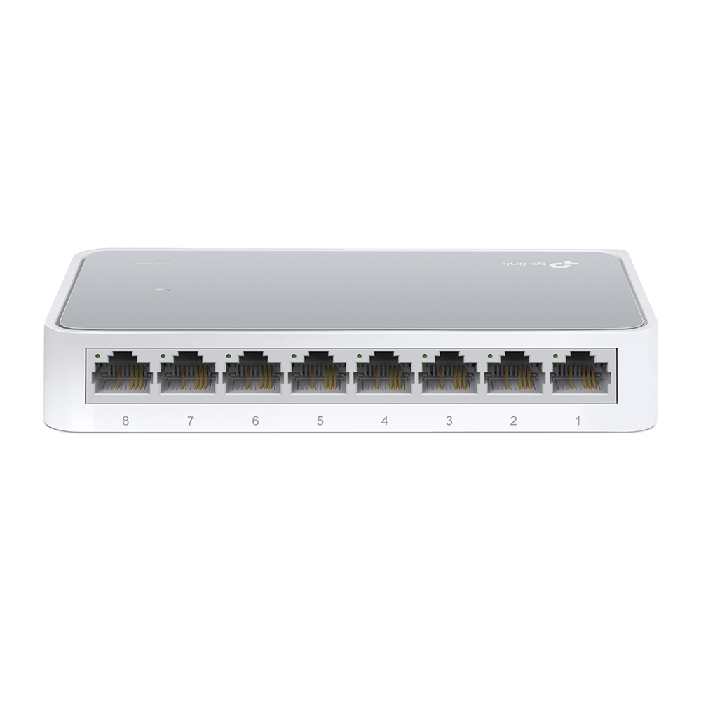 TP-Link 8-Port 10/100Mbps Desktop Switch, White - TL-SF1008D