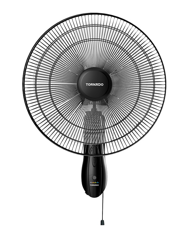 Tornado Wall Fan, 16 Inch, Black - TWF-16