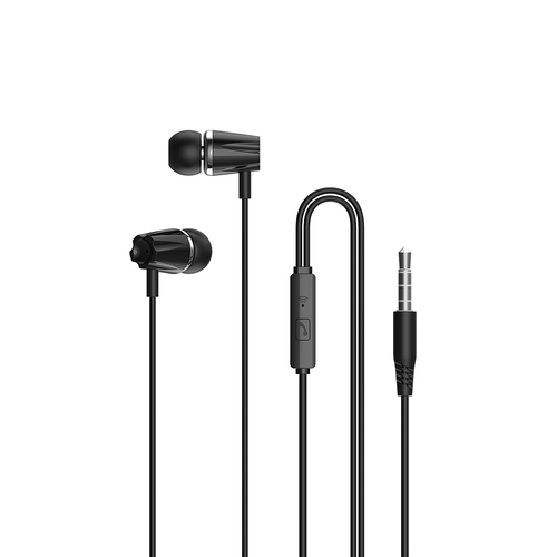Soda Wired Earphones with Microphone, Black - SHI240