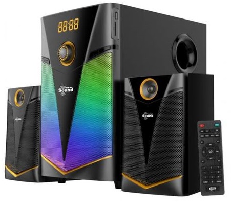 مكبر صوت صب ووفر ستريو فيو ساوند، 3 وحدات، اسود - VS-6500W