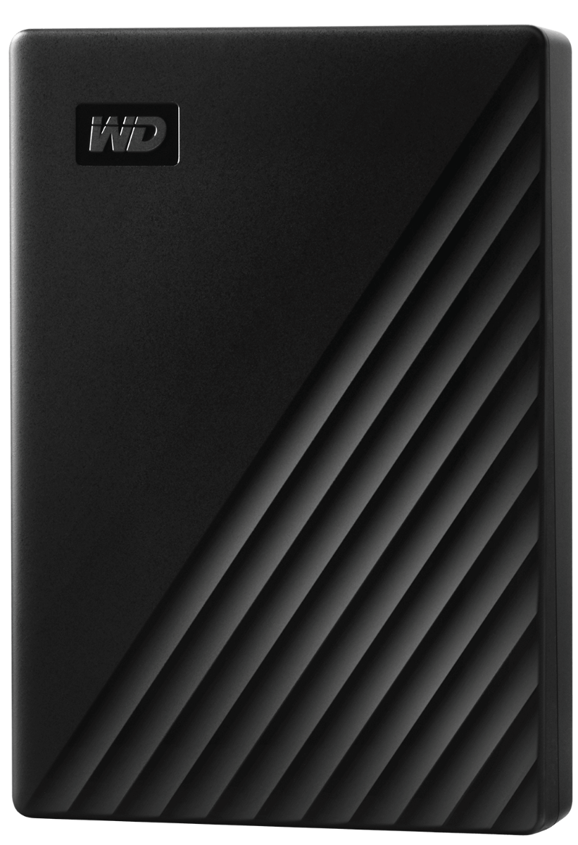 Western Digital My Passport External Hard Disk Drive HDD, 4TB, Black - WDBPKJ0040BBK-WESN