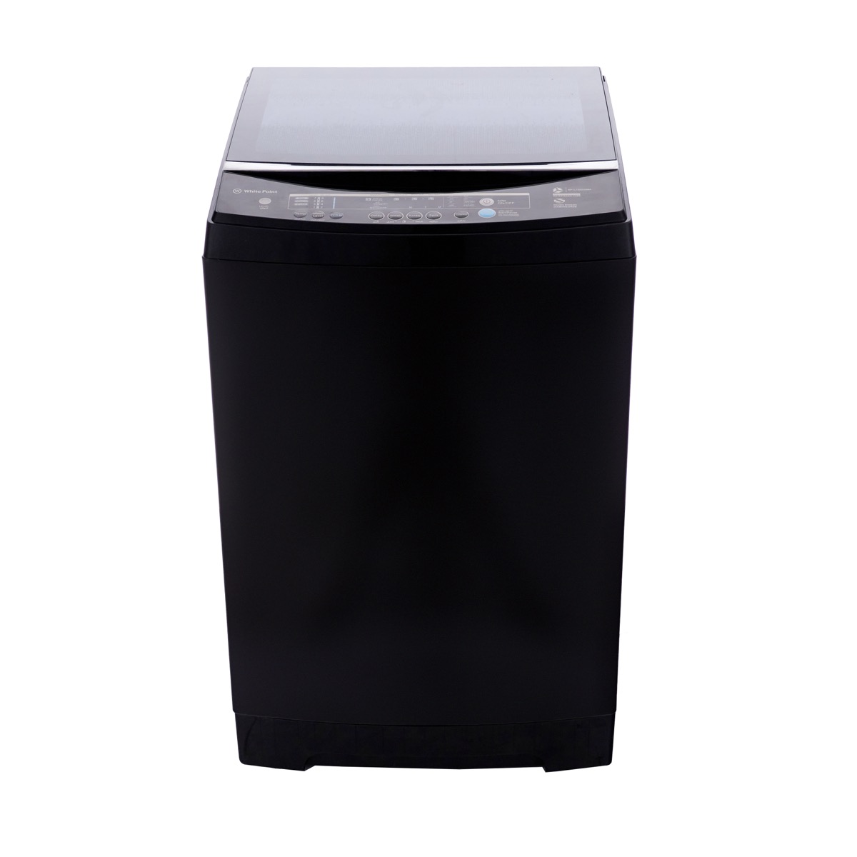 White Point Free Standing Top Load Automatic Washing Machine, 15 KG, Black - WPTL150DGBMA