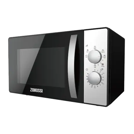 Zanussi Microwave with Grill, 23 Liters, Black and Silver - ZMG23K38GB