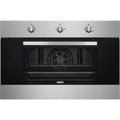 Zanussi Built-in Gas Oven, 90 cm, Stainless Steel - ZOG9990X